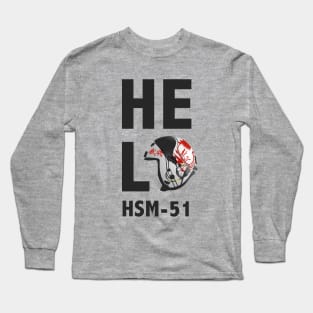 HSM-51 Helmet Vertical HELO Long Sleeve T-Shirt